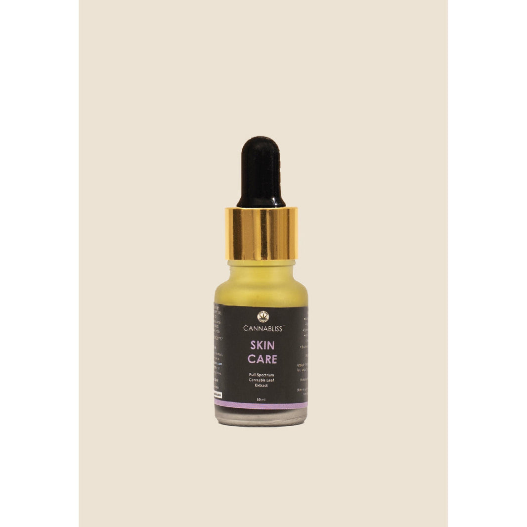 CannaBliss SKIN CARE (with 0.5% Cannabis Leaf Extract + Argan & Rosehip - Oil + Hemp Seed Oil) - 10 ML - EarthBased 
