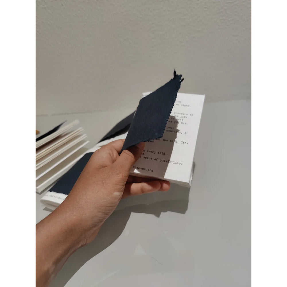 11:11 Still Journal by White Canvaa – open journal showing blank recycled pages
