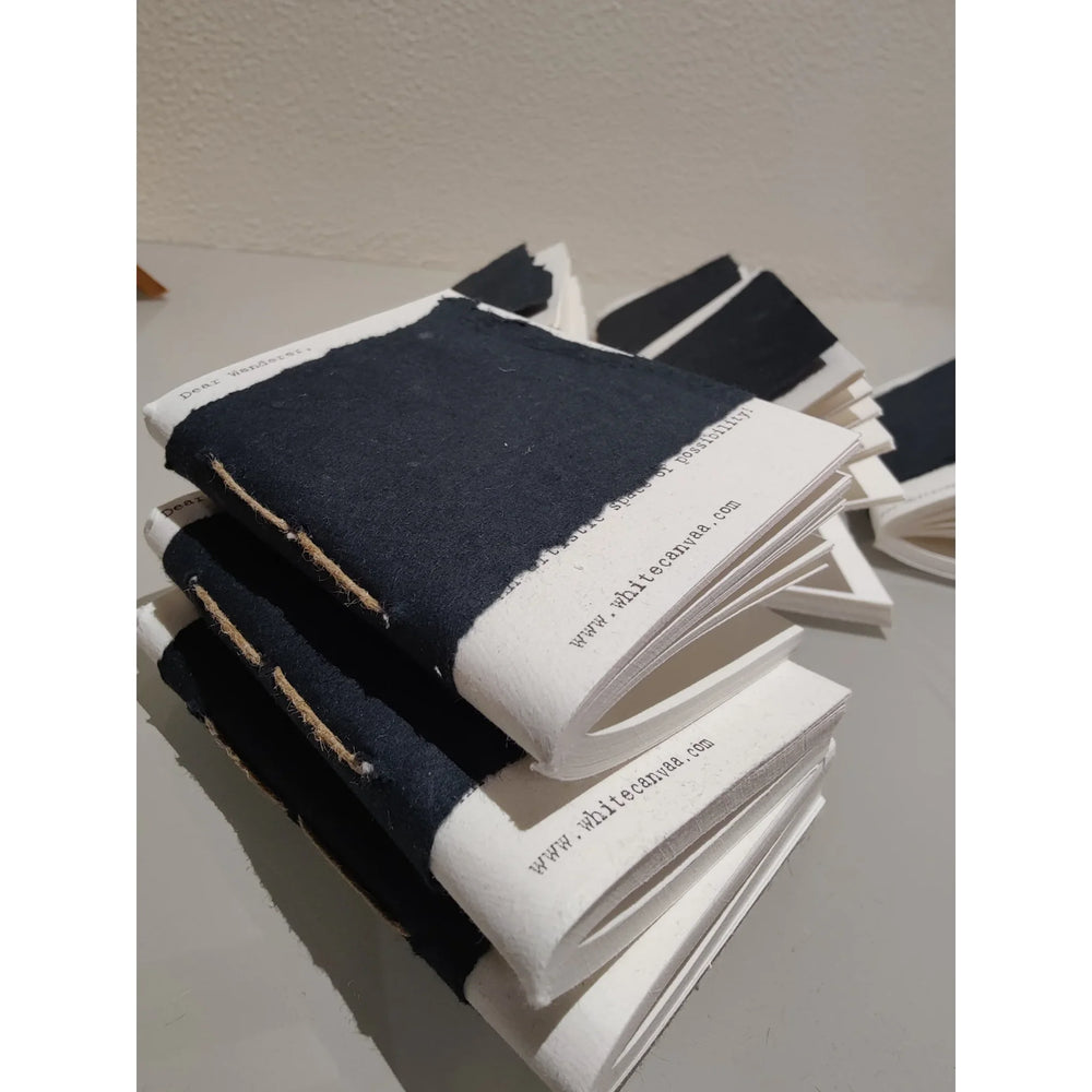 White Canvaa 11:11 Still Journal – recycled-paper pages and binding
