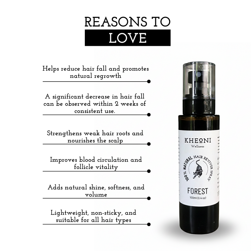 100% Natural Hair Reviver Spray - EarthBased 