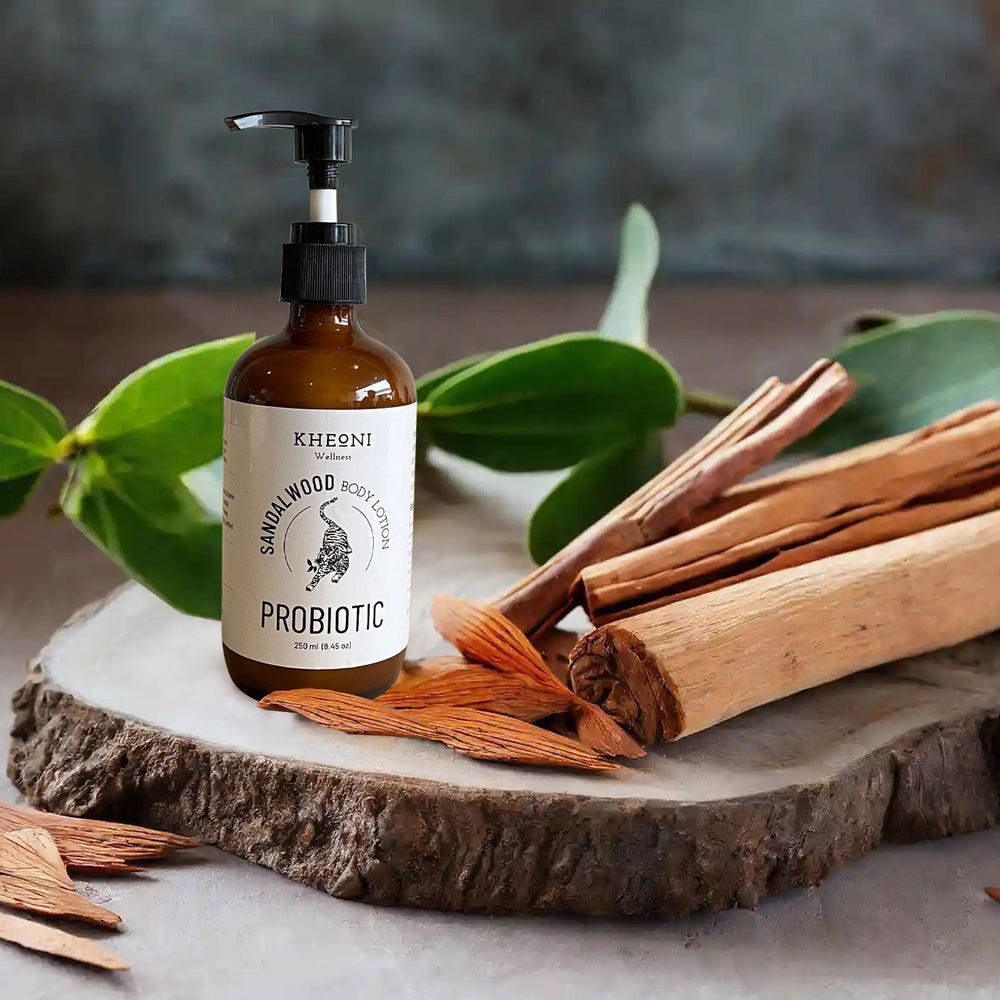 Probiotic Sandalwood Body Lotion - EarthBased 