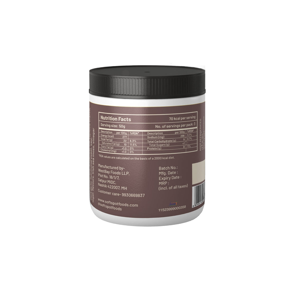 Soft Spot smoked cheese spread jar back label