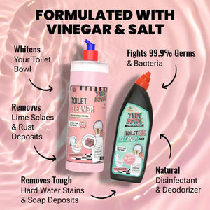 TYDIBOWL® TOILET CLEANER, VINEGAR POWERED, HARD WATER STAIN BLASTER, CLEAN SCENT - EarthBased 