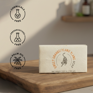 100% Natural Sweet Orange / Ylang Ylang Soap - EarthBased 