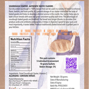 Sourdough Starter Culture | Active | Instant | Aromatic | All-Natural | Easy-to-Use Instructions Included | Posh Flavors - EarthBased 