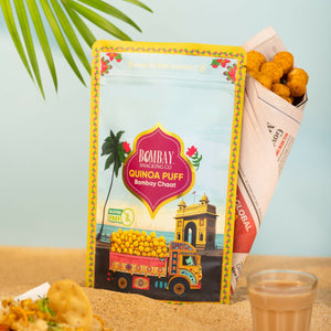 Bombay Snacking Co. The Ultimate Street Food Quinoa Puff Set | Two 4-Pack Variety Boxes | Healthy Dahi Puri & Bombay Chaat Flavours | 4 x 30g | 100% Roasted & Gluten-Free - EarthBased 