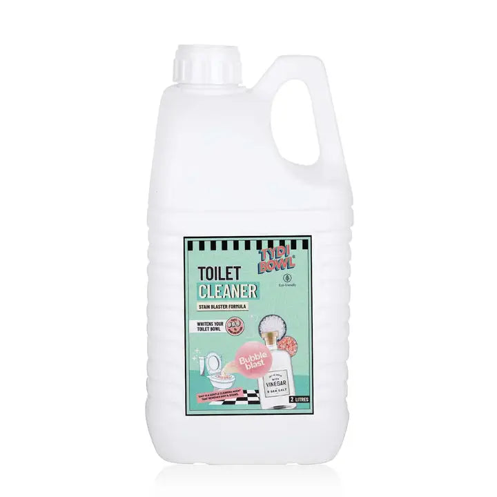 TYDIBOWL® TOILET CLEANER, VINEGAR POWERED, HARD WATER STAIN BLASTER, BUBBLE BLAST - EarthBased 