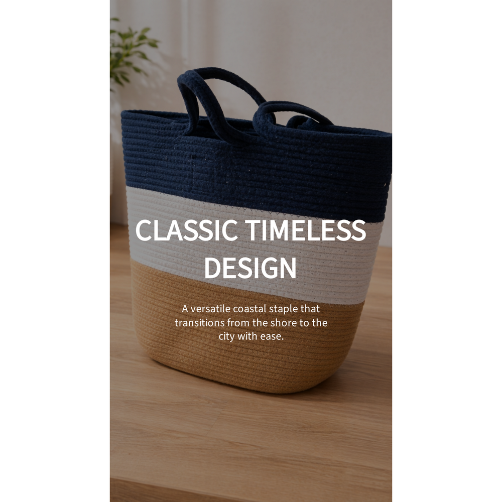 Harbor Weave tote bag by ONEarth, product photo 6