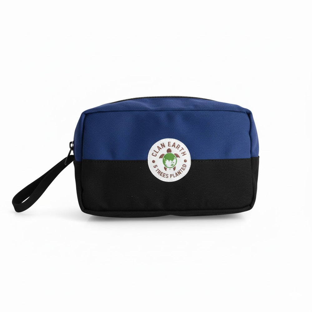 Clan Earth Oryx Dopp Kit - Navy Blue - EarthBased 