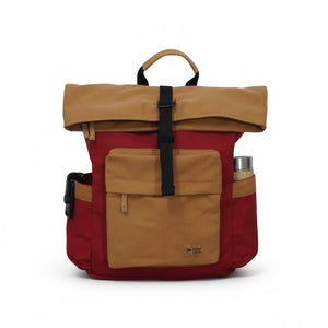Armadillo Backpack - Red & Brown | Clan Earth - EarthBased 