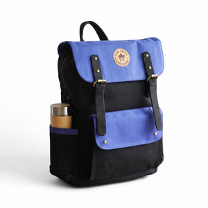 Dugong Backpack- Royal Blue & Charcoal Black | Clan Earth - EarthBased 