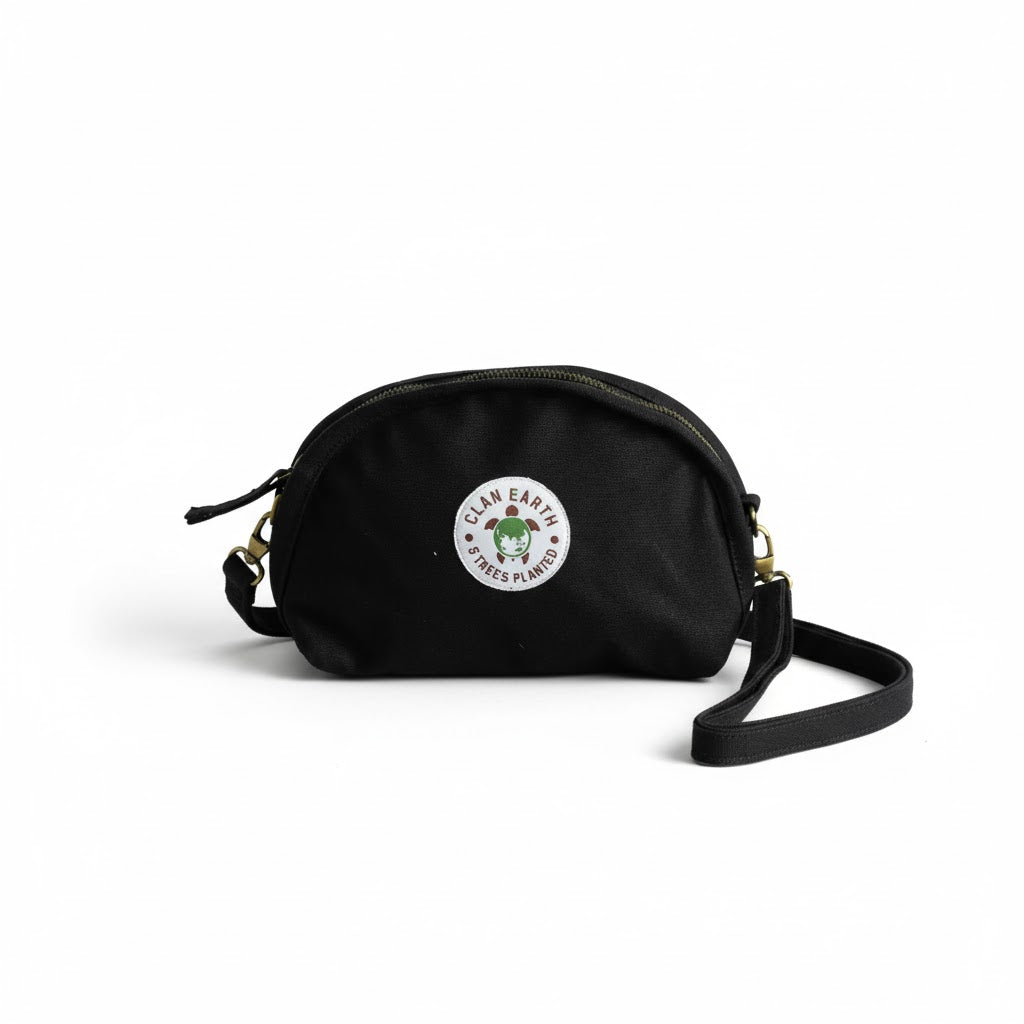 Clan Earth Pika Purse - Charcoal Black - EarthBased 