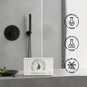 100% Natural Vetiver Soap | Pack of 2 - EarthBased 