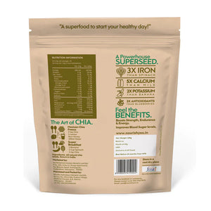 Nourish You Organic Raw White Chia Seeds - EarthBased 