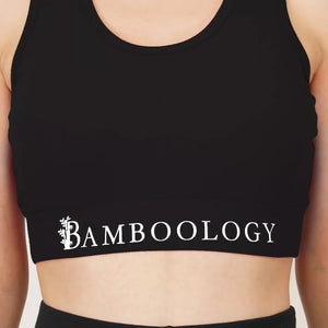 Bamboo Fabric Sports Bra | Non Padded, Non Wired, Seamless and Full Coverage | Bold - EarthBased 