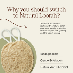 Natural Body Loofah - Set of 2 | Pack of 2 - EarthBased 
